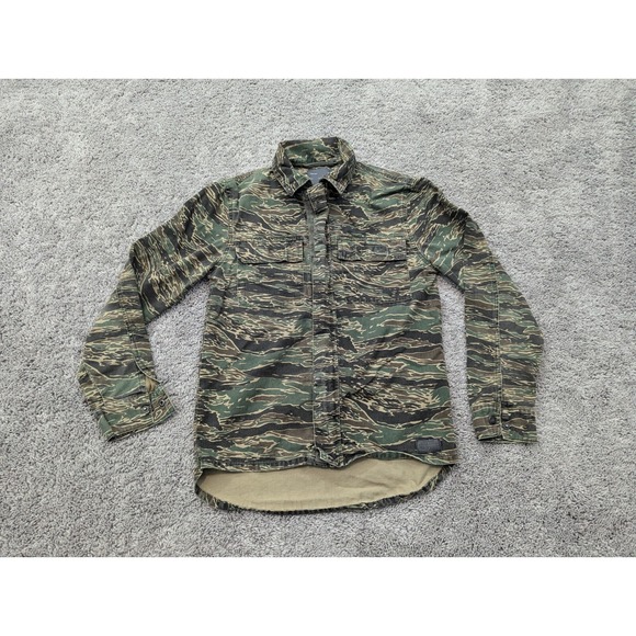 Zara Man Jacket Mens Small Camouflage Military Style‎ - Picture 1 of 9